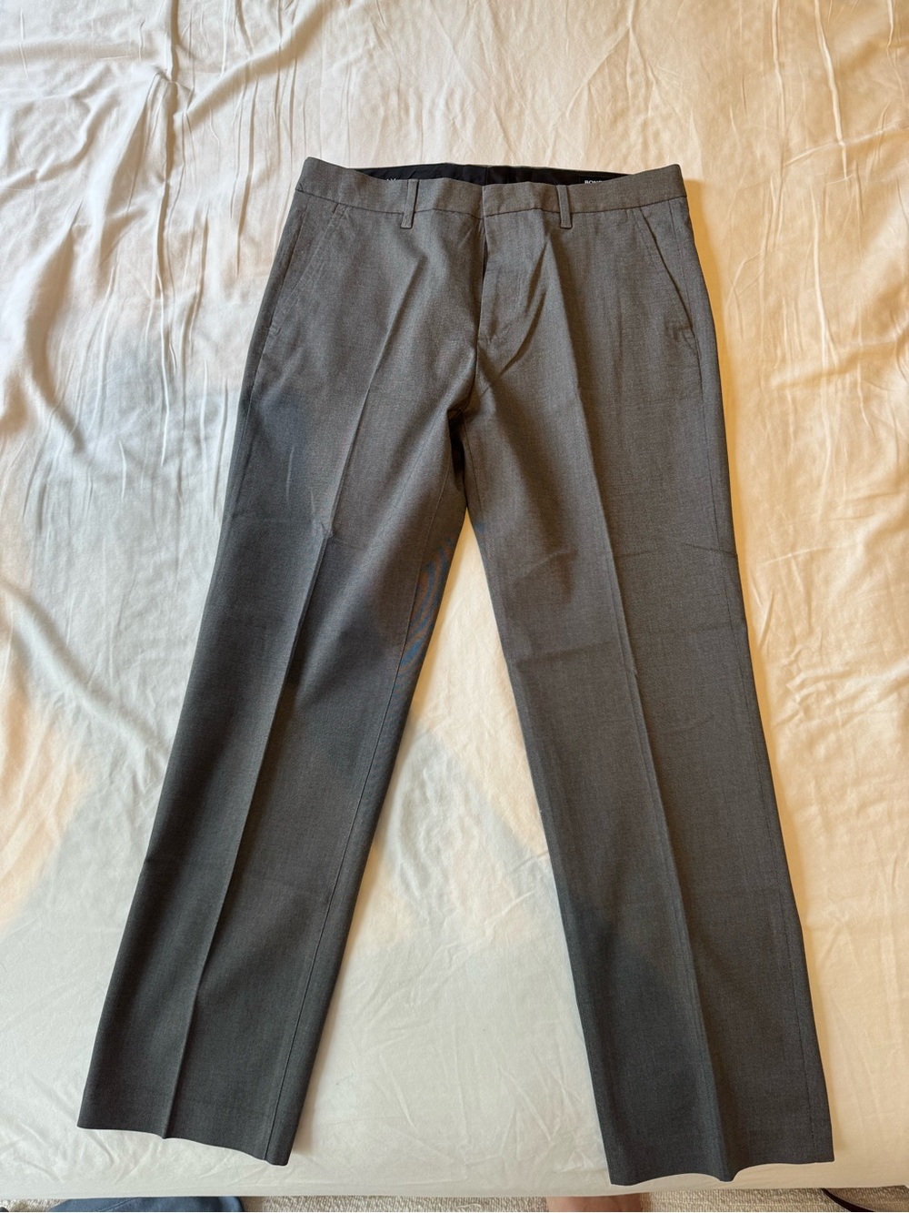Bonobos Men's Classic Gray Dress Pants - 33 30 Straight Fit